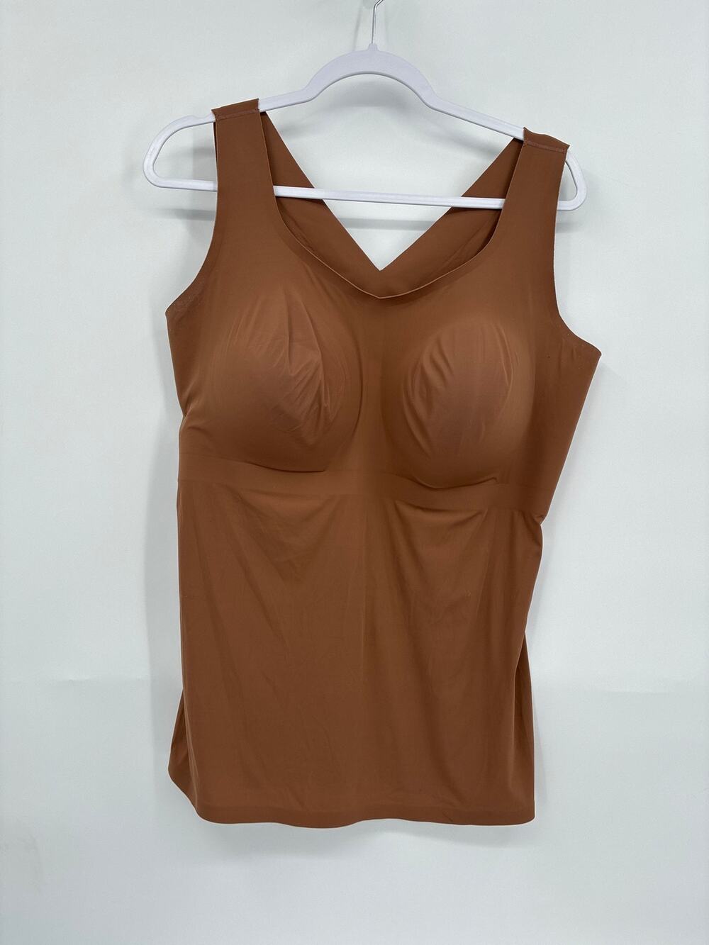 Evelyn & Bobbie Smoothing Cami Shapewear Tank Clay Brown Women's 3XL